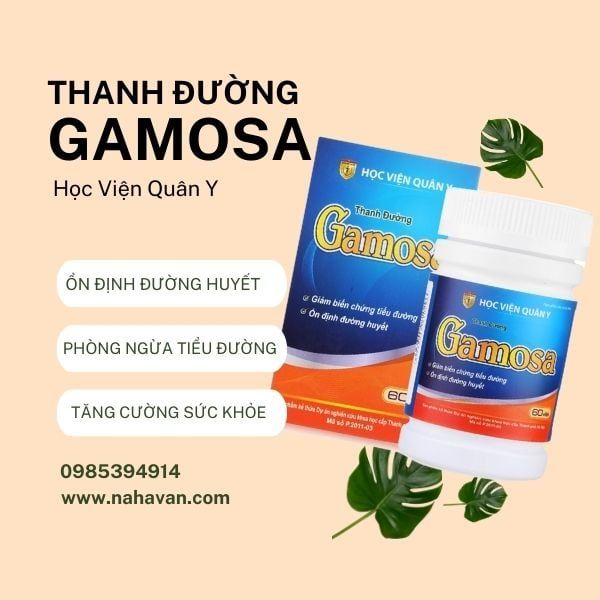 Thanh Đường Gamosa Học Viện Quân Y - Ổn Định Đường Huyết