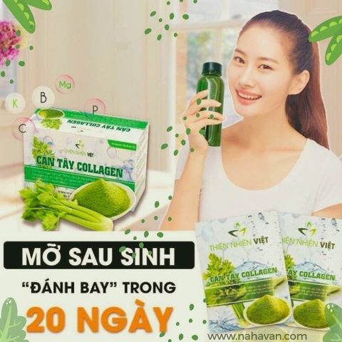 Cần Tây Collagen Thiên Nhiên Việt - Đẹp Da, Giảm Cân Giữ Dáng