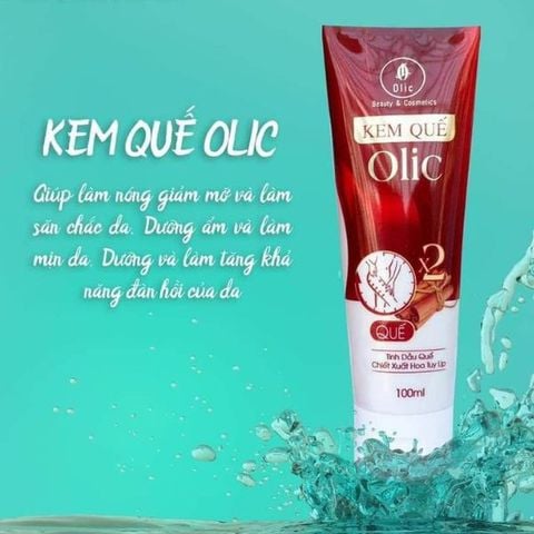 Kem Quế Olic Đánh Tan Mỡ Bụng 100ml