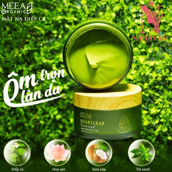 Mặt nạ diếp cá tái sinh Meea Organic - Bí quyết làm đẹp từ thiên nhiên