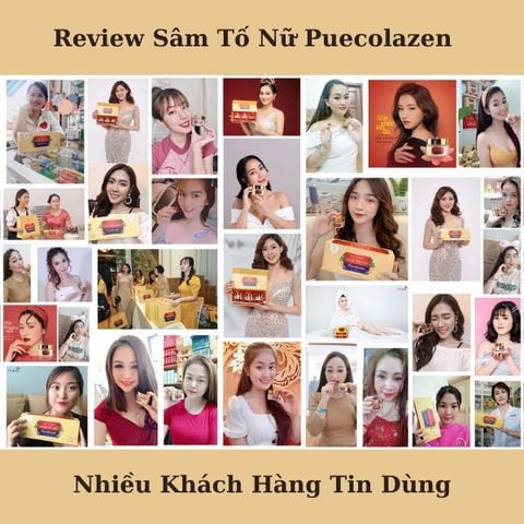 Sâm Tố Nữ Puecolazen - Viên Uống Collagen Đẹp Da