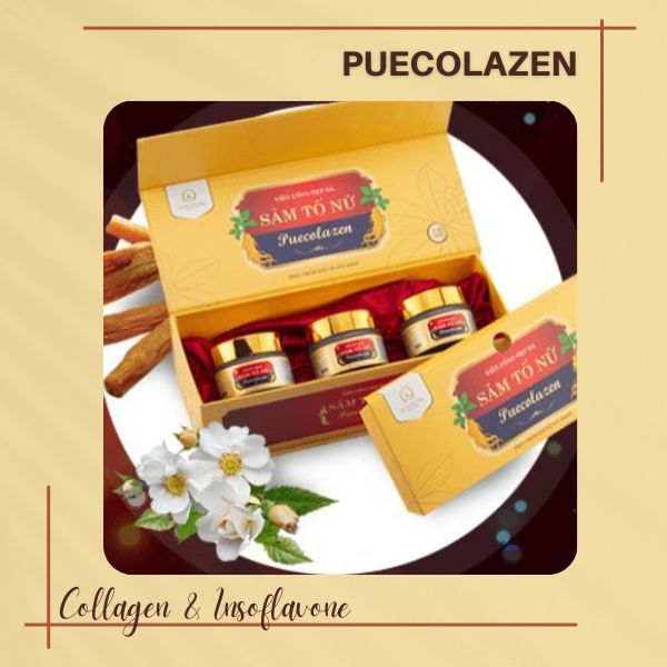 Sâm Tố Nữ Puecolazen - Viên Uống Collagen Đẹp Da