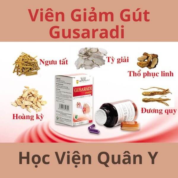 Gusaradi Học Viện Quân Y 60V Hổ Trợ Quá Trình Điều Trị Bệnh Gút