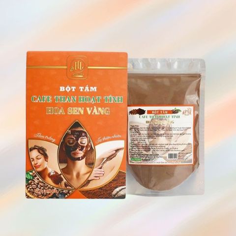 Bột Ủ Tắm Trắng Cafe Và Than Hoạt Tính 300gr