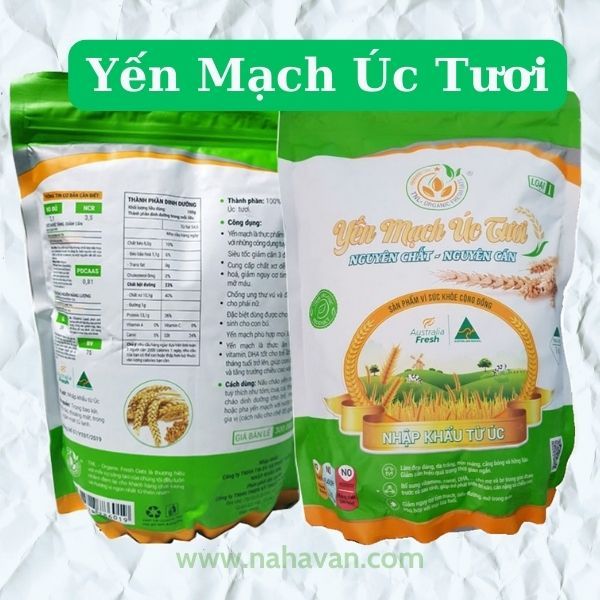 Yến Mạch Úc Tươi Organic Loại 1