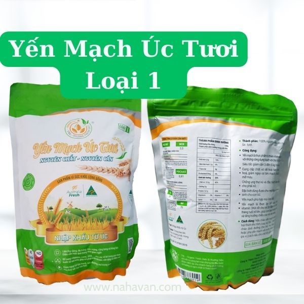 Yến Mạch Úc Tươi Organic Loại 1