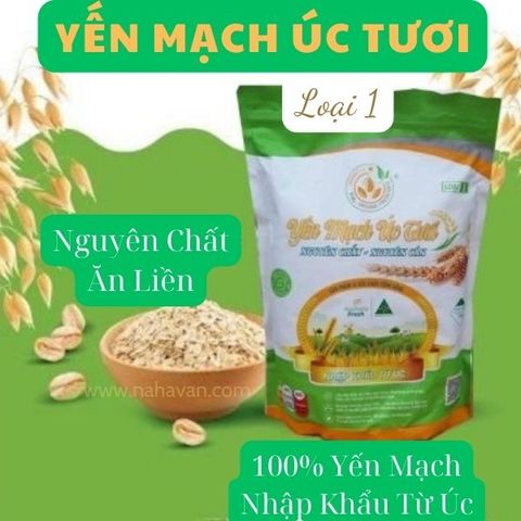 Yến Mạch Úc Tươi Organic Loại 1