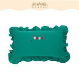  Gối Nằm Vải Xô Khang Home Thấm Hút Tốt Cho Bé Sơ Sinh 25x35cm 