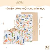  Túi Nệm Lồng Ruột Bông Cho Bé Đi Học Khang Home - Chần Bông Thiên Nhiên, Tiện Lợi, Bé Say Giấc An Toàn Ở Mọi Nơi 