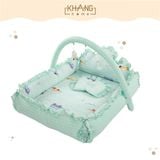  Vỏ Áo Nôi Vuông Vải Cotton Khang Home (Không Bao Gồm Mút Nôi, Vòm Nôi , Gối) 