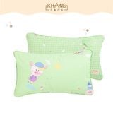  Gối Trẻ Em Tiện Lợi Khang Home Ruột Lông Vũ  ( Microfiber)Êm Mềm, Kháng Khuẩn 30x50cm 