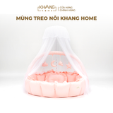  Mùng Treo Nôi Kèm Đế Sắt Tiện Lợi Khang Home 