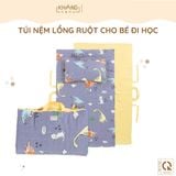  Túi Nệm Lồng Ruột Bông Cho Bé Đi Học Khang Home - Chần Bông Thiên Nhiên, Tiện Lợi, Bé Say Giấc An Toàn Ở Mọi Nơi 