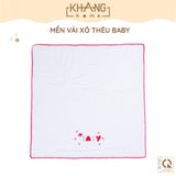  Mền, Chăn Vải Xô Thêu KhangHome - Nâng Niu Giấc Ngủ Của Bé 