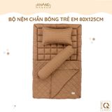  Bộ Nệm Trẻ Em Chần Bông Khang Home BabySafety An Toàn Giấc Ngủ Cho Bé Sơ Sinh BBS23 Size 80x125cm 