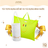  [GIFT] Combo Túi Đựng Bình Nước Và Túi Tote Cho Bé Khang Home 