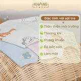  Combo 5 Khăn Sữa Vải Sợi Tre Cao Cấp Khang Home 