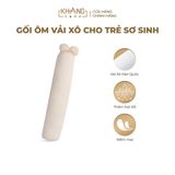  Gối Ôm Vải Xô Muslin Cho Trẻ Sơ Sinh Khang Home Thấm Hút Tốt 12x60cm 