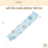  Gối Ôm Trẻ Em Khang Home - Chất Liệu 100% Vải Cotton Thiên Nhiên Thoáng Mát, An Toàn Cho Bé 