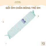  Gối Ôm Trẻ Em Khang Home - Chất Liệu 100% Vải Cotton Thiên Nhiên Thoáng Mát, An Toàn Cho Bé 