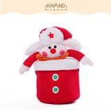  Hộp Đựng Quà Noel Giáng Sinh 3D Vải Velboa Cho Bé Yêu Khang Home - Phụ Kiện Đựng Quà Noel Dễ Thương 