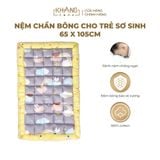  Nệm Trẻ Em Chần Bông Khang Home BabySafety An Toàn Giấc Ngủ Cho Bé Sơ Sinh Size 65x105cm, 80x125 