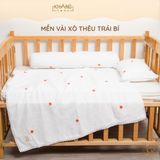  Mền, Chăn Vải Xô Thêu KhangHome - Nâng Niu Giấc Ngủ Của Bé 