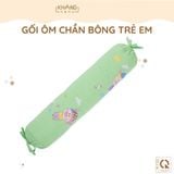  Gối Ôm Trẻ Em Khang Home - Chất Liệu 100% Vải Cotton Thiên Nhiên Thoáng Mát, An Toàn Cho Bé 