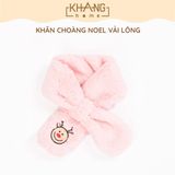  Khăn Quàng , Khăn Choàng Cổ Vải Lông Noel Ấm Áp Cao Cấp Khang Home 