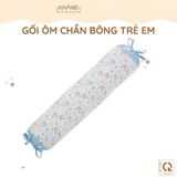  Gối Ôm Trẻ Em Khang Home - Chất Liệu 100% Vải Cotton Thiên Nhiên Thoáng Mát, An Toàn Cho Bé 