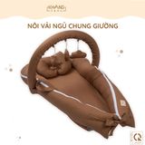  Nôi Vải Ngủ Chung Giường Cho Trẻ Sơ Sinh Khang Home - Cotton Thiên Nhiên Cao Cấp - Giặt Máy Tiện Lợi 