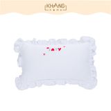  Gối Nằm Vải Xô Khang Home Thấm Hút Tốt Cho Bé Sơ Sinh 25x35cm 