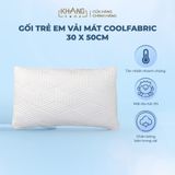  Gối Nằm Trẻ Em Vải Mát Cool Fabric Khang Home - Công Nghệ Vải Mát Dịu Tức Thì 