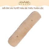  Gối Ôm Vải Tuyết Thêu  Cao Cấp KhangHome Mềm Mại Cho Giấc Ngủ Của Bé Kích Thước 15x70cm 