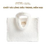  Túi Bỉm Sữa Vải Lông Mommy Bag Khang Home 