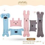  Gối Ôm Trẻ Em Hoạt Hình Khang Home - 100% Cotton, Thoáng Mát, Êm Ái 