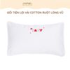 Gối Trẻ Em Tiện Lợi Khang Home Ruột Lông Vũ  ( Microfiber)Êm Mềm, Kháng Khuẩn 30x50cm