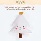  Gối Tựa Trang Trí Noel Siêu Mềm Mịn Cao Cấp Khang Home - Phụ Kiện Trang Trí Noel Dễ Thương Chrismast Collection 2023 