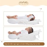  Nệm Chống Trào Ngược Cao Cấp Cho Bé Sơ Sinh Khang Home 