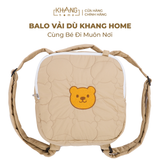  Balo Vải Dù Khang Home - Chống Thấm Nước, Cho Bé Đi Học, Đi Chơi 