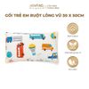  Gối Trẻ Em Tiện Lợi Khang Home Ruột Lông Vũ  ( Microfiber)Êm Mềm, Kháng Khuẩn 30x50cm 