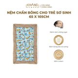  Nệm Trẻ Em Chần Bông Khang Home BabySafety An Toàn Giấc Ngủ Cho Bé Sơ Sinh Size 65x105cm, 80x125 