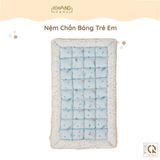  Nệm Trẻ Em Chần Bông Khang Home BabySafety An Toàn Giấc Ngủ Cho Bé Sơ Sinh Size 65x105cm, 80x125 