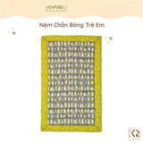  Nệm Trẻ Em Chần Bông Khang Home BabySafety An Toàn Giấc Ngủ Cho Bé Sơ Sinh Size 65x105cm, 80x125 