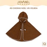  Áo Choàng Vải Velboa Phiên Bản Noel Khang Home 