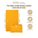  Túi Nệm Mỏng Cho Bé Đi Học Khang Home - Chần Bông Thiên Nhiên, Mỏng Nhẹ, Tiện Lợi, Bé Say Giấc An Toàn Ở Mọi Nơi 