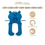  Gối Chặn Chữ U Kết Hợp Định Hình Đầu Cho Trẻ Sơ Sinh Khang Home - 100% Cotton, Êm Ái Cho Bé Ngủ An Toàn 