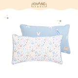  Gối Trẻ Em Tiện Lợi Khang Home Ruột Lông Vũ  ( Microfiber)Êm Mềm, Kháng Khuẩn 30x50cm 