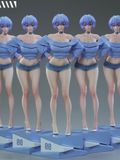  Rei Ayanami Summer Girlfriend - Evangelion - The Summer Plants Studio 