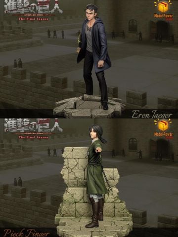 Eren Yeager & Pieck - Attack On Titan - Model Power Studio 